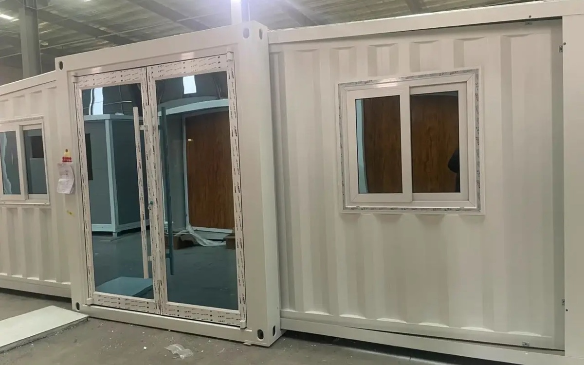 Completed modular home ready for final exterior and site details